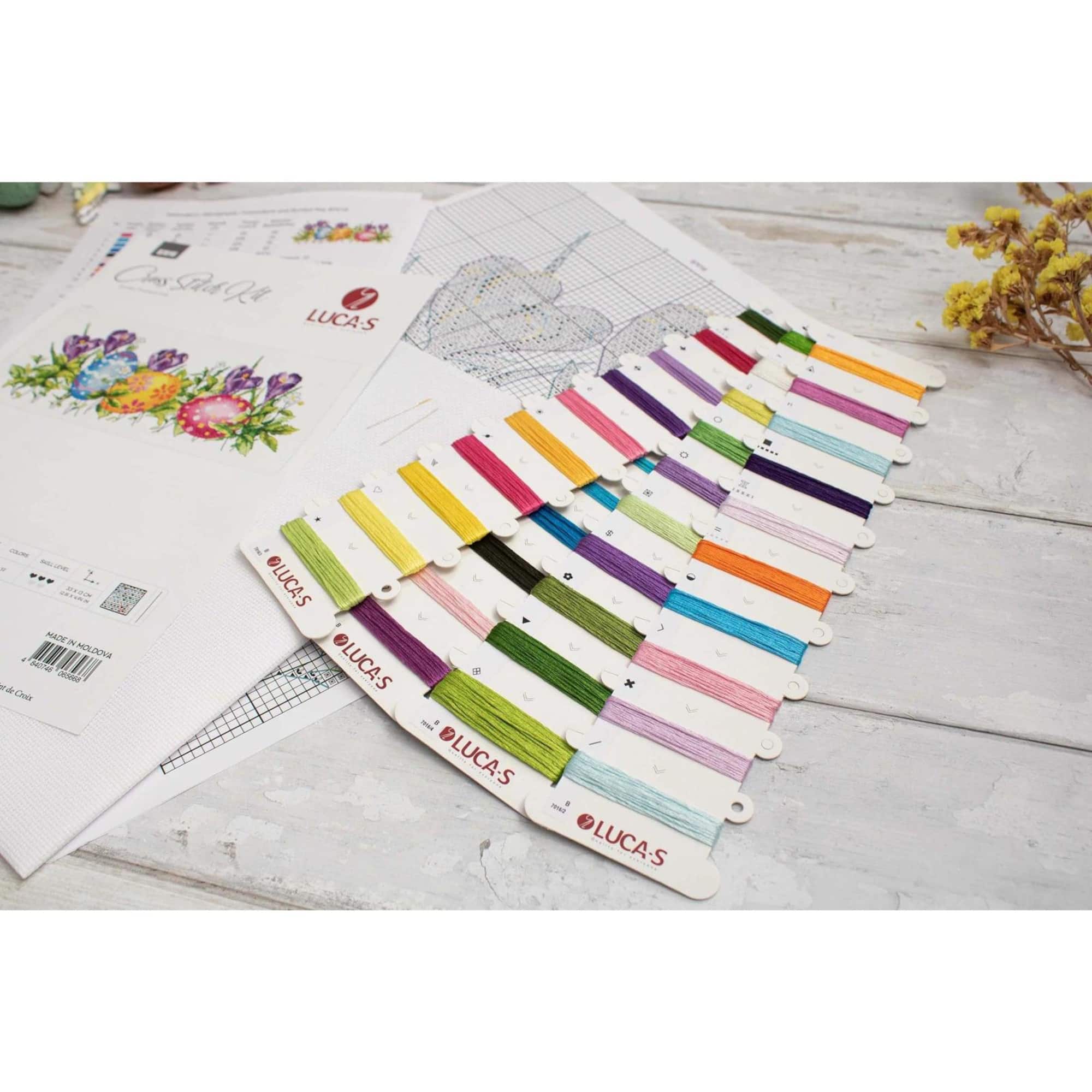 Luca-S Crocus Counted Cross Stitch Kit
